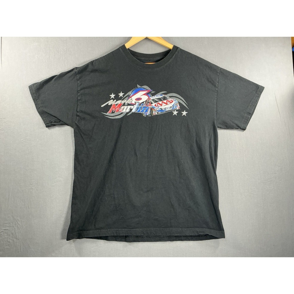 Vintage NASCAR Mark Martin #6 AAA Roush Racing  Tee Large